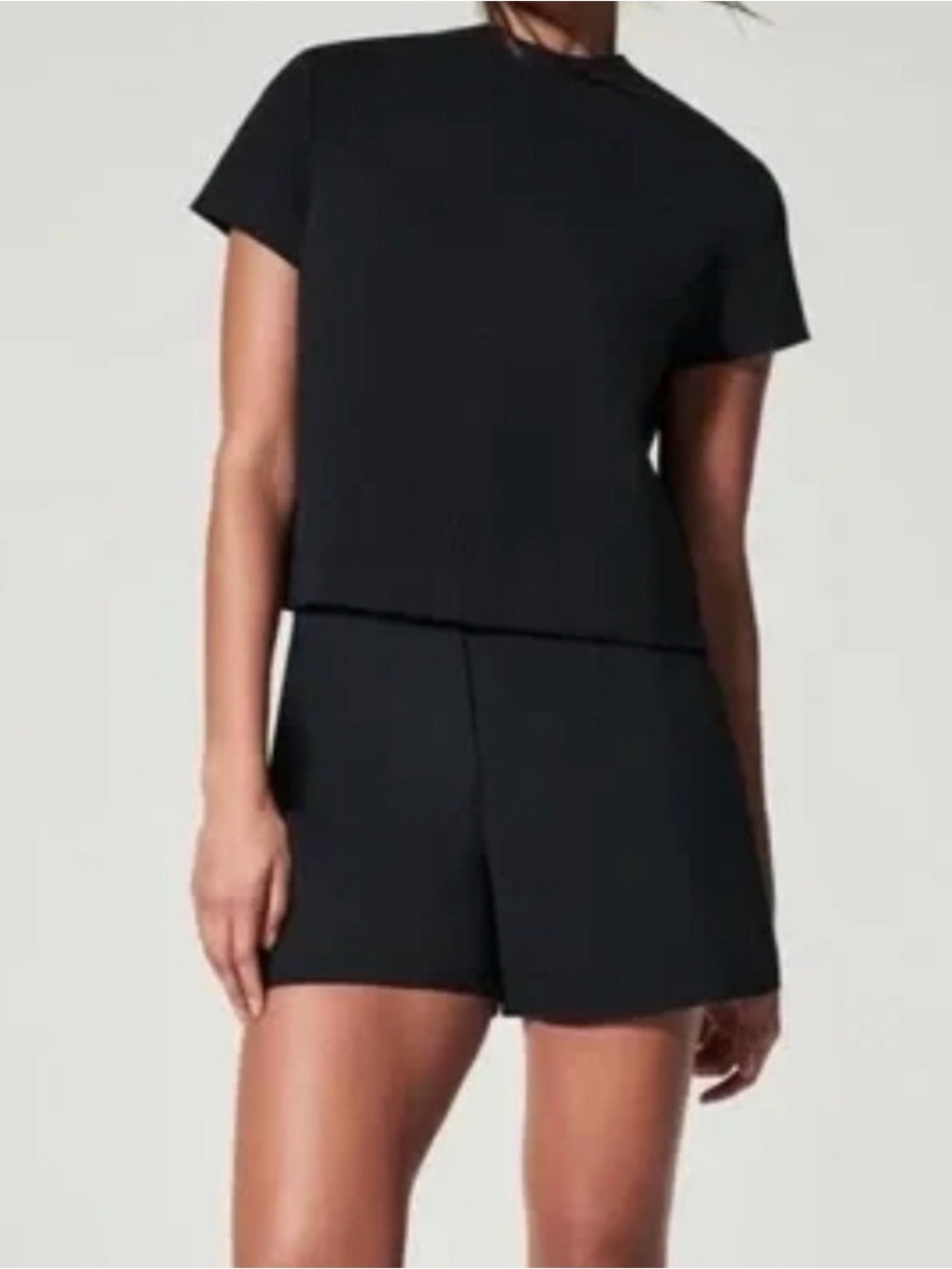 Women's Black Spanx Tailored Shorts